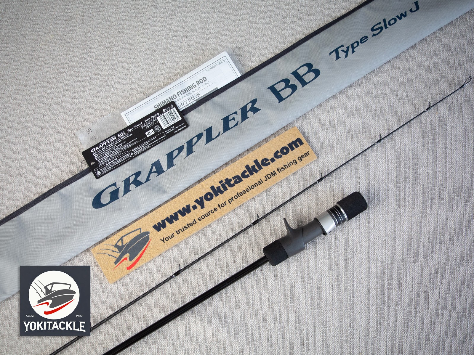 Shimano 21 Grappler BB Type Slow-J B66-2 Baitcasting Rod
