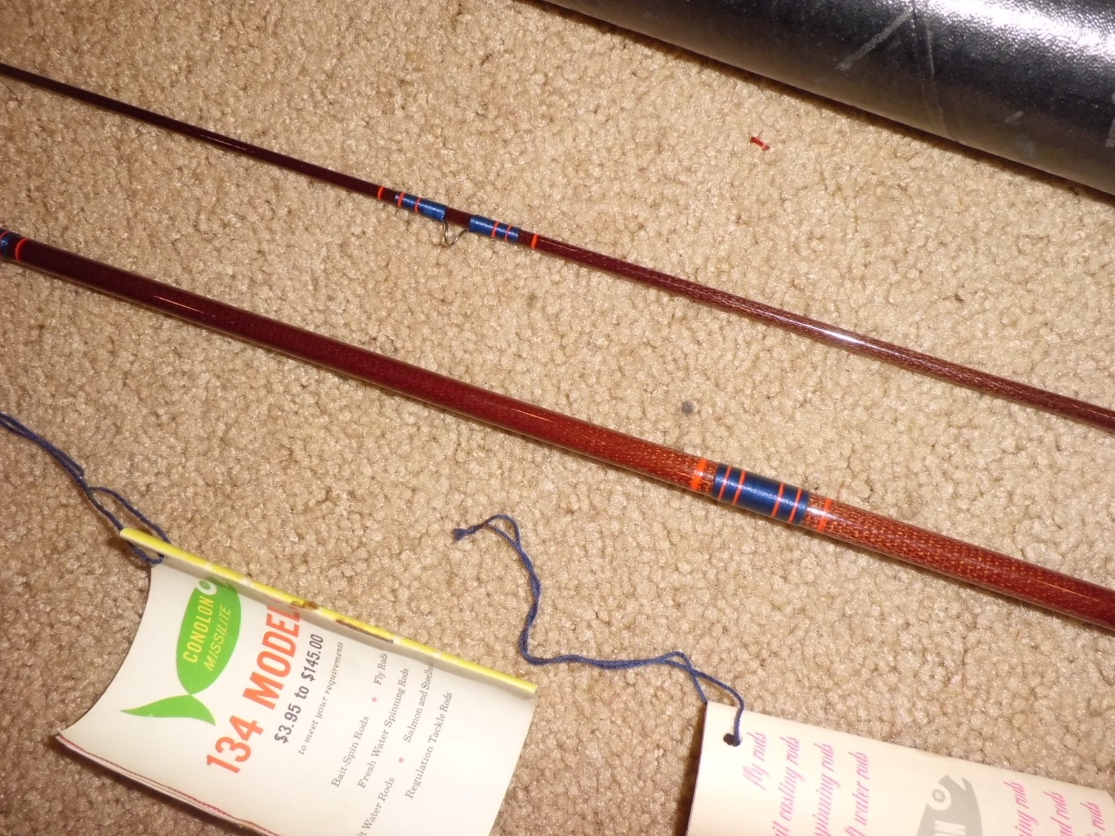 NOS Vintage CONOLON Live Fiber Teeny Tiny 6105 Fly 5’6″ Rod made in USA MUST SEE