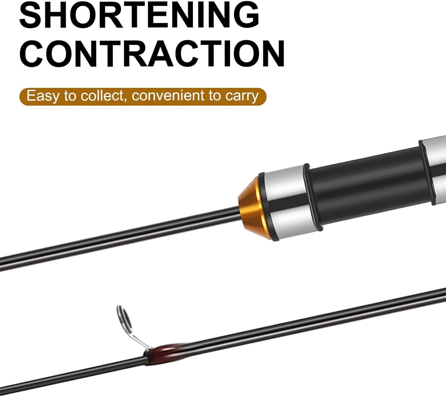 Portable Telescopic Fishing Rod for Saltwater & Freshwater