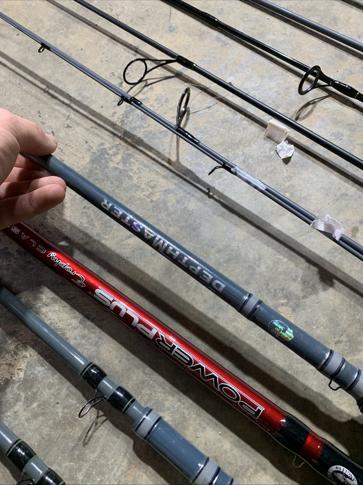LOT OF 10 BASS PRO SHOPS FISHING RODS (BROKEN)