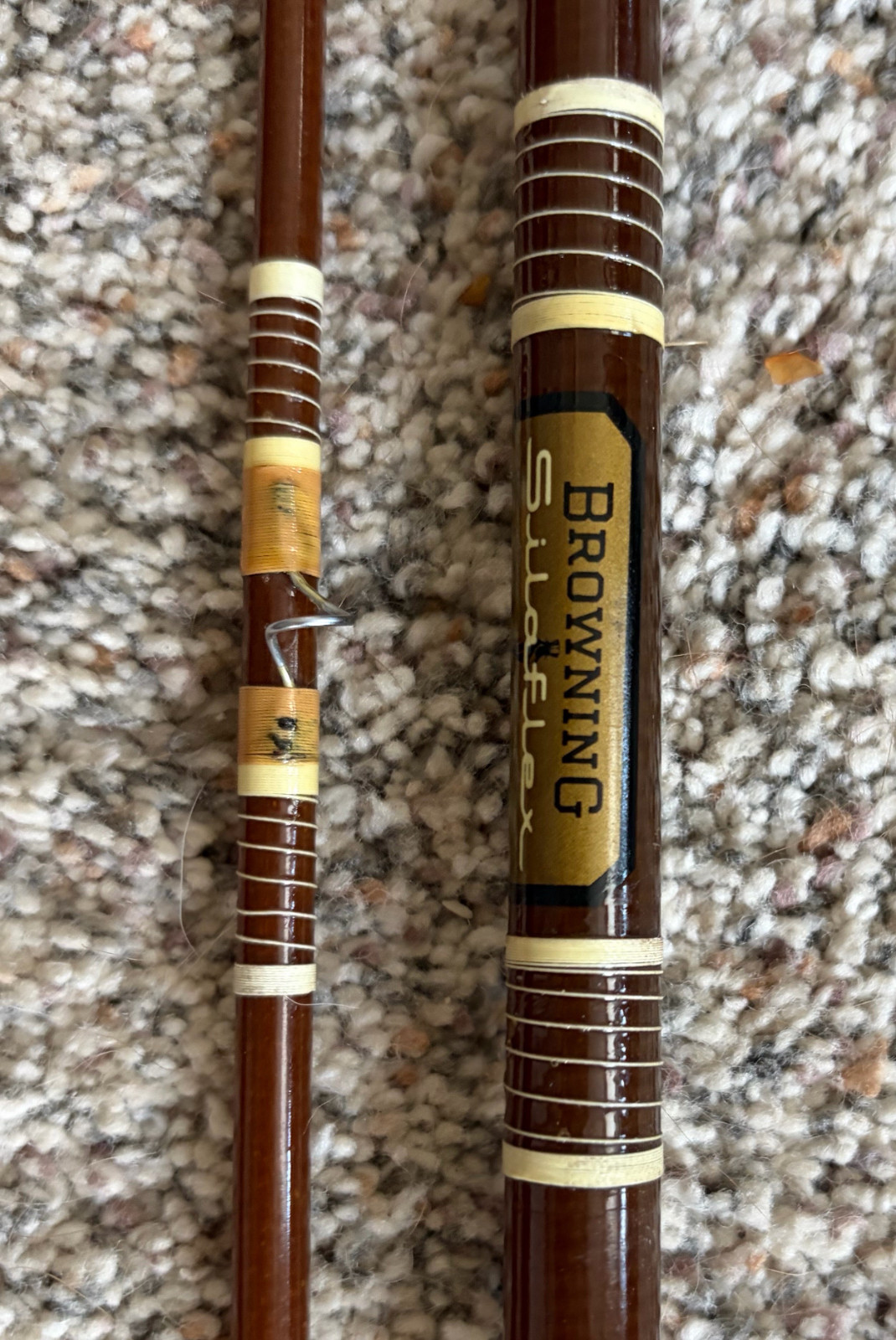 Browning “Silaflex” 8 foot, Flyrod in case, mint condition