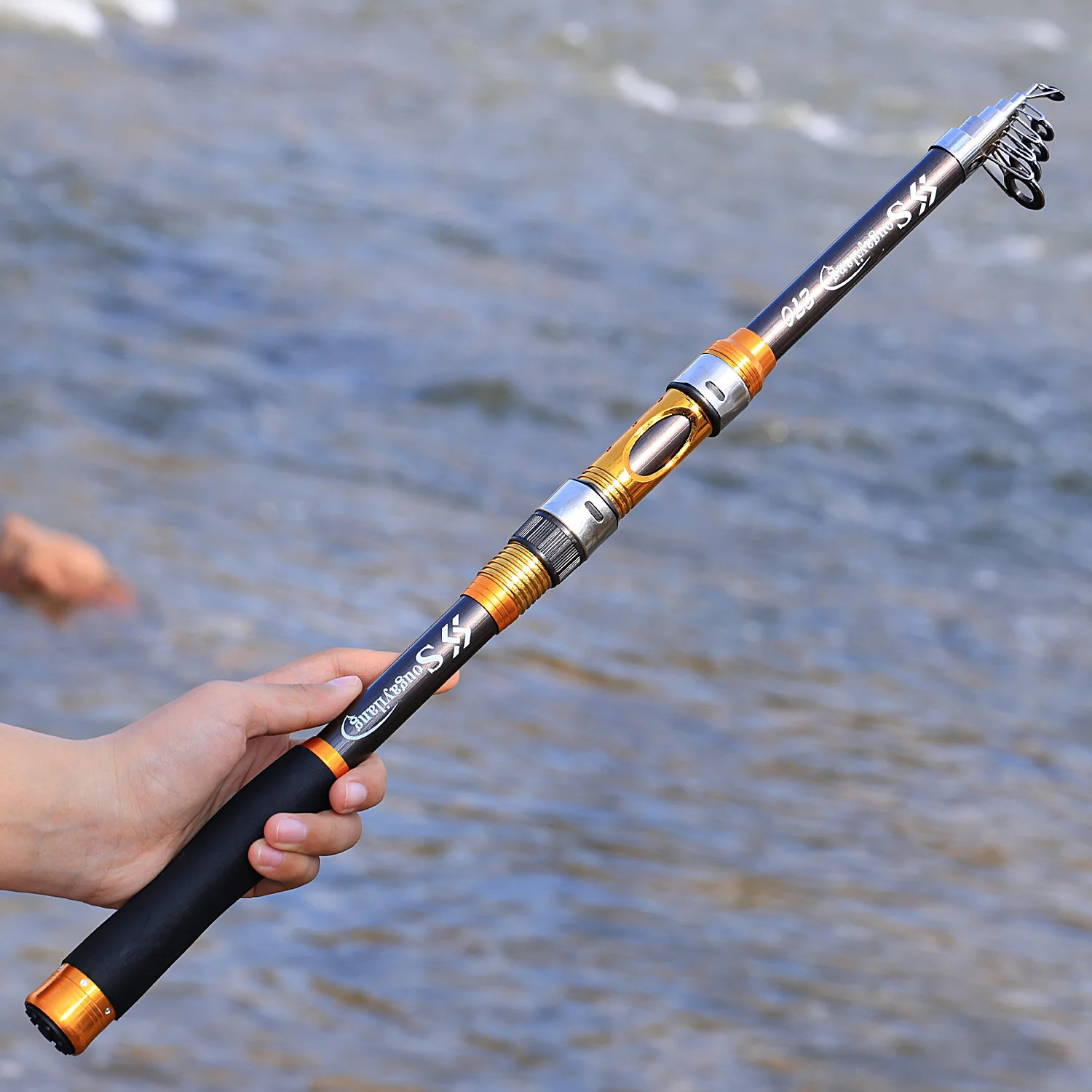 2.1M3.0M Spinning Fishing Rod Carbon Fiber EVA Handle Ultralight Carp Rod Fishin