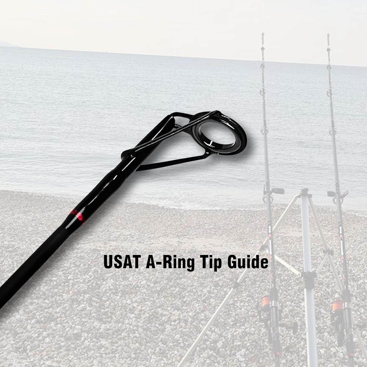 Surf Spinning Fishing Rod 4-Piece Graphite Travel Fishing Rod(11 Feet & 13 Feet