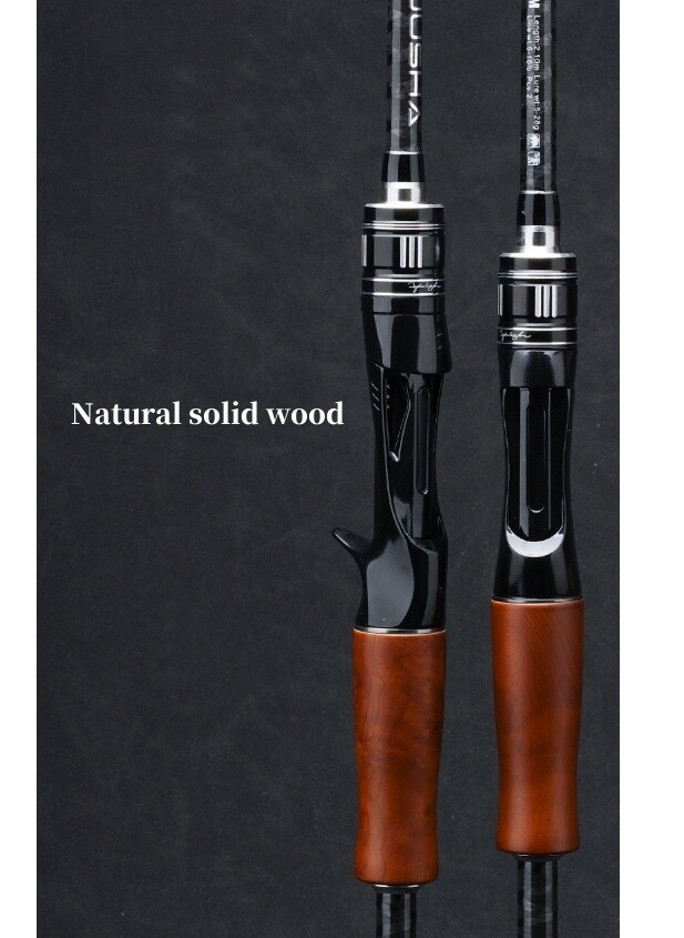 6 ft Trout Fishing Rods Carbon Fiber Spinning/casting Rod Carp 2 Sections Poles