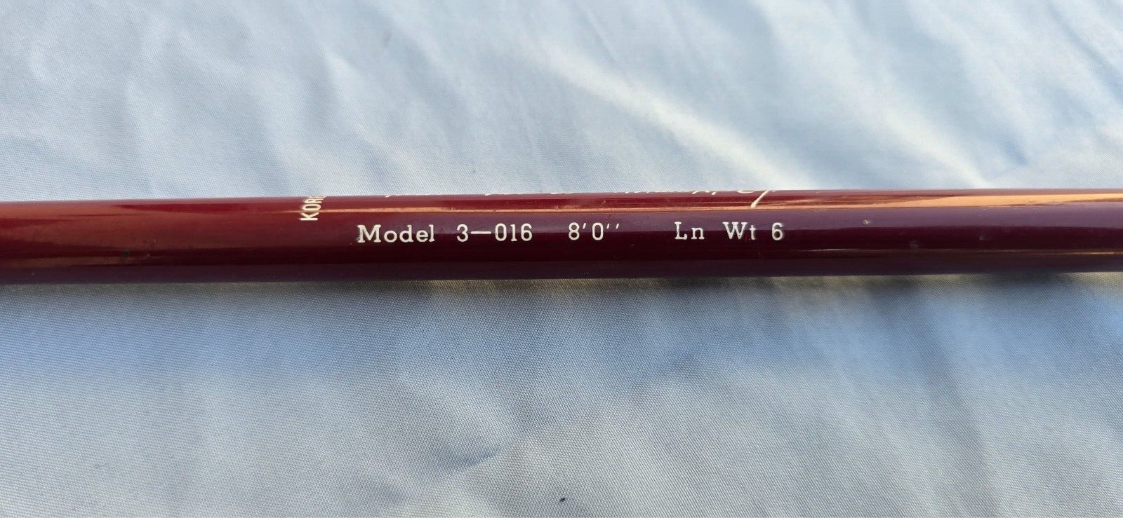 VINTAGE MARTIN REEL CO MOHAWK NY MODEL 3-016 8′ 6 LINE WT 2 PC FLY ROD #0201686