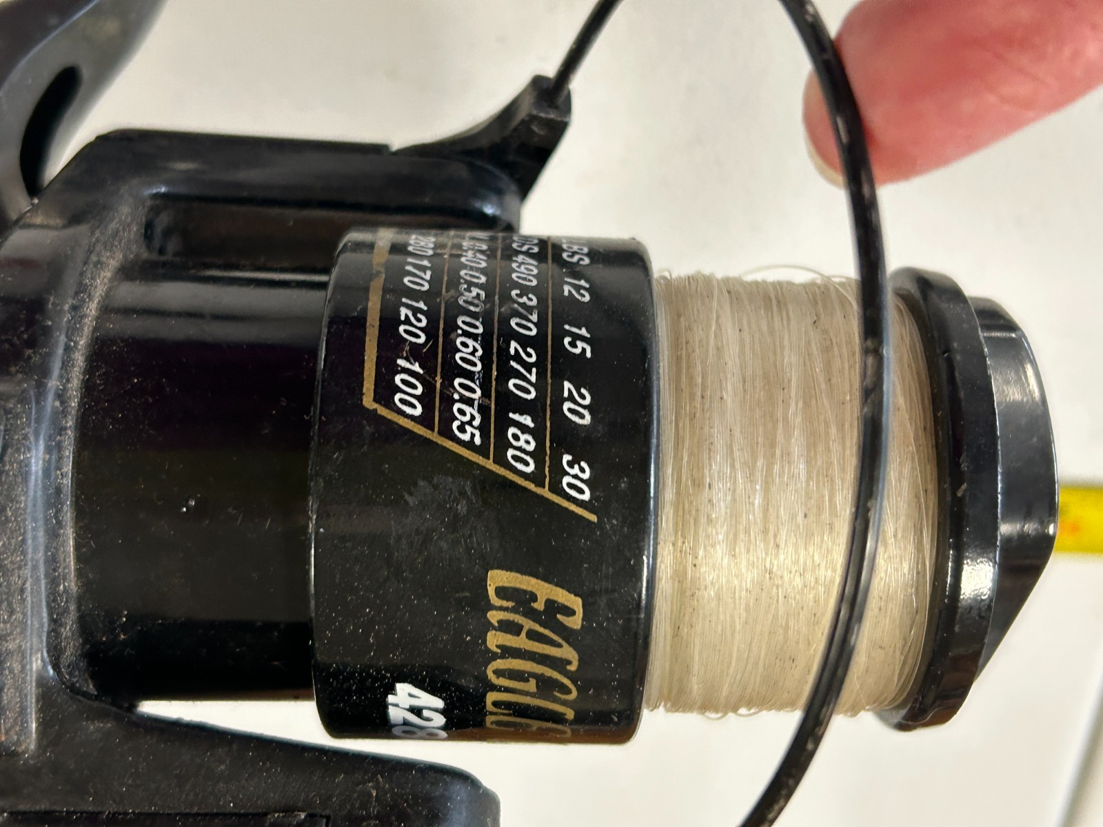 Vintage Drumstick Plus 9209 Eagle Heavy duty Fishing Rod & Eagle Claw 4280 Reel