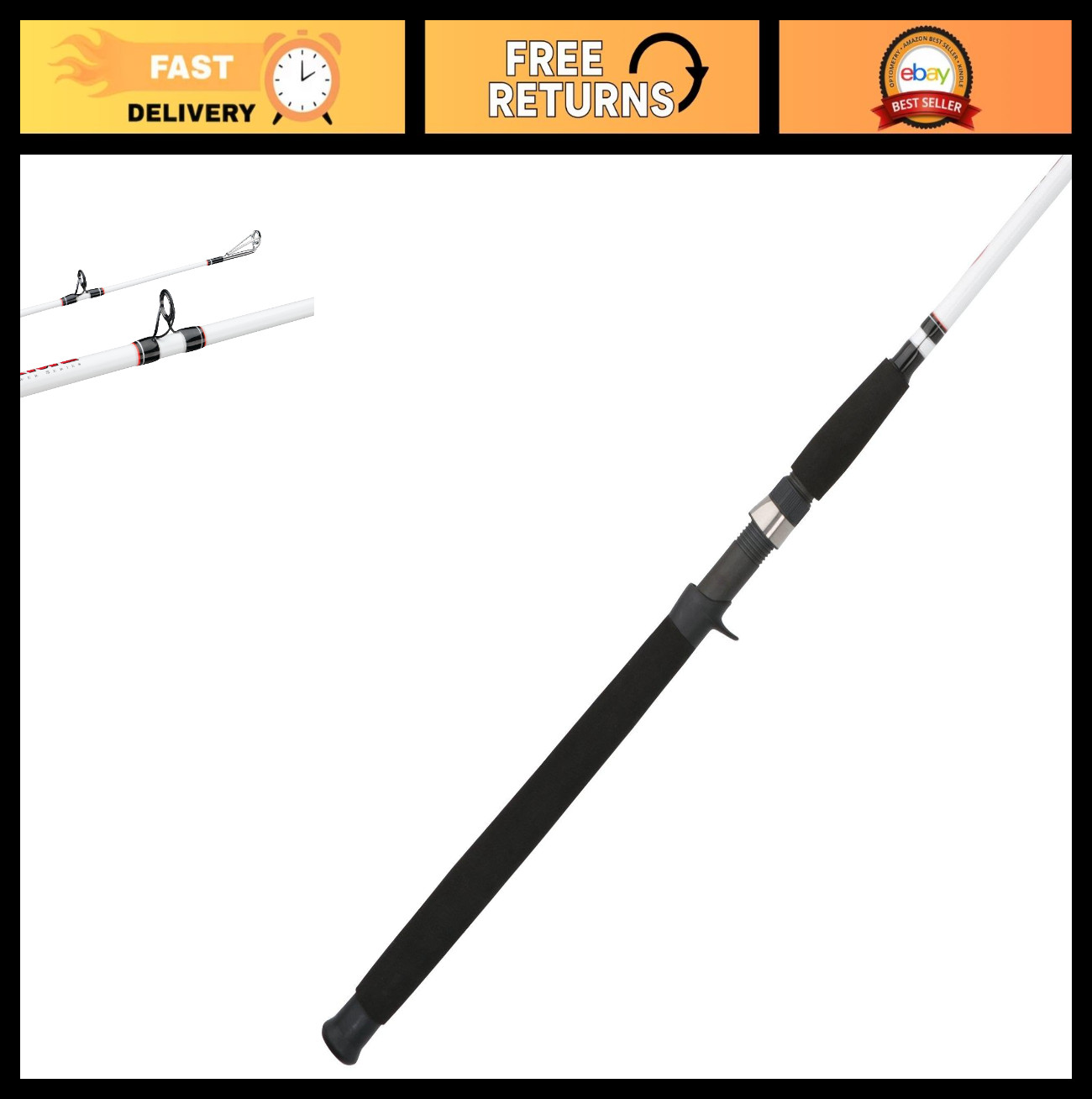 Big Game Casting Fishing Rod – Durable, Lightweight, Perfect for Anglers