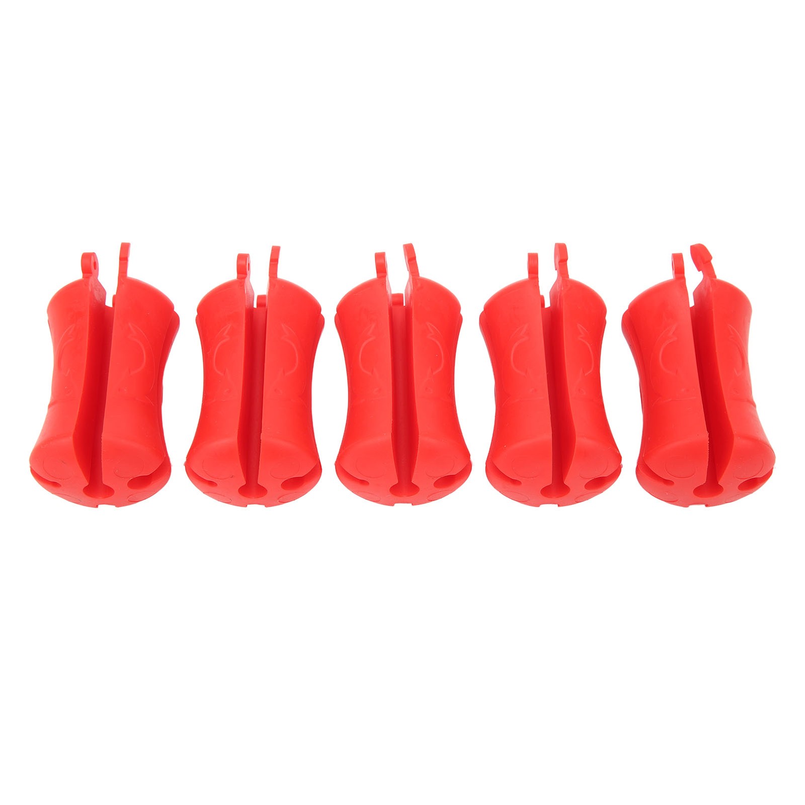 5PCS Fishing Rod Fixed Ball Silicone Reusable Fishing Rod Beam Binding Fastener