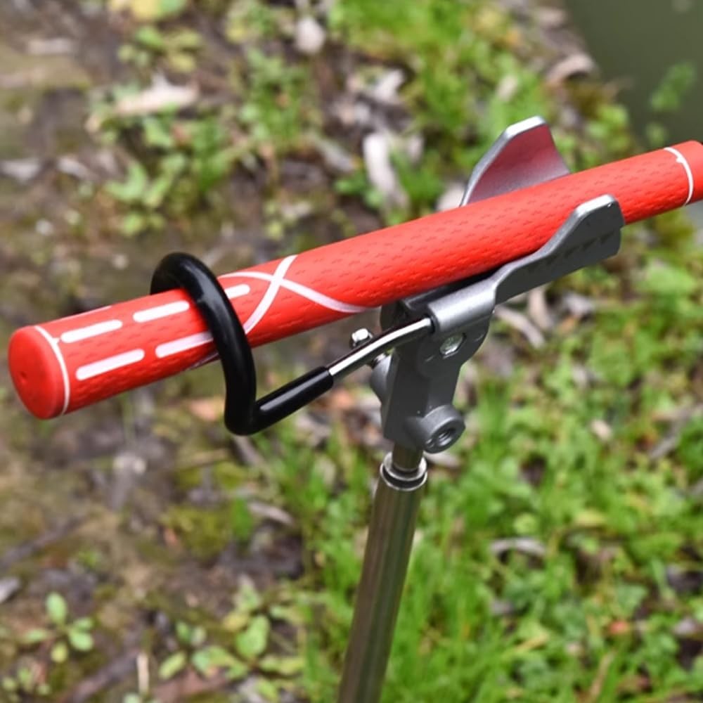 Rod Holders for Bank, Ground & Beach Fishing – 360 Degree Small, Black