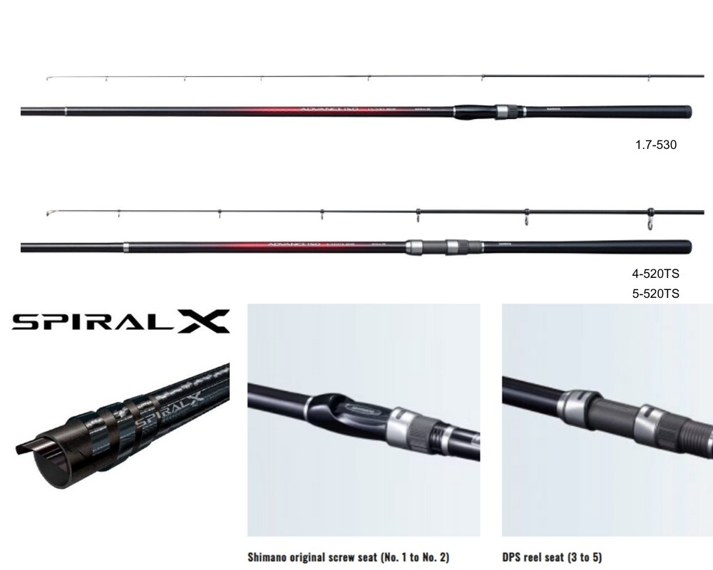 Shimano Advance ISO Telescopic Fishing Rod Rock/Beach Fishing Perfect Balance