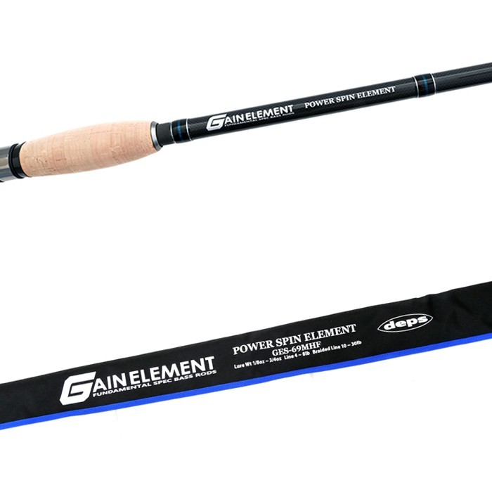 Deps G Element GES-69MHF Spinning Rod Medium Heavy Bass Fishing JDM Rod