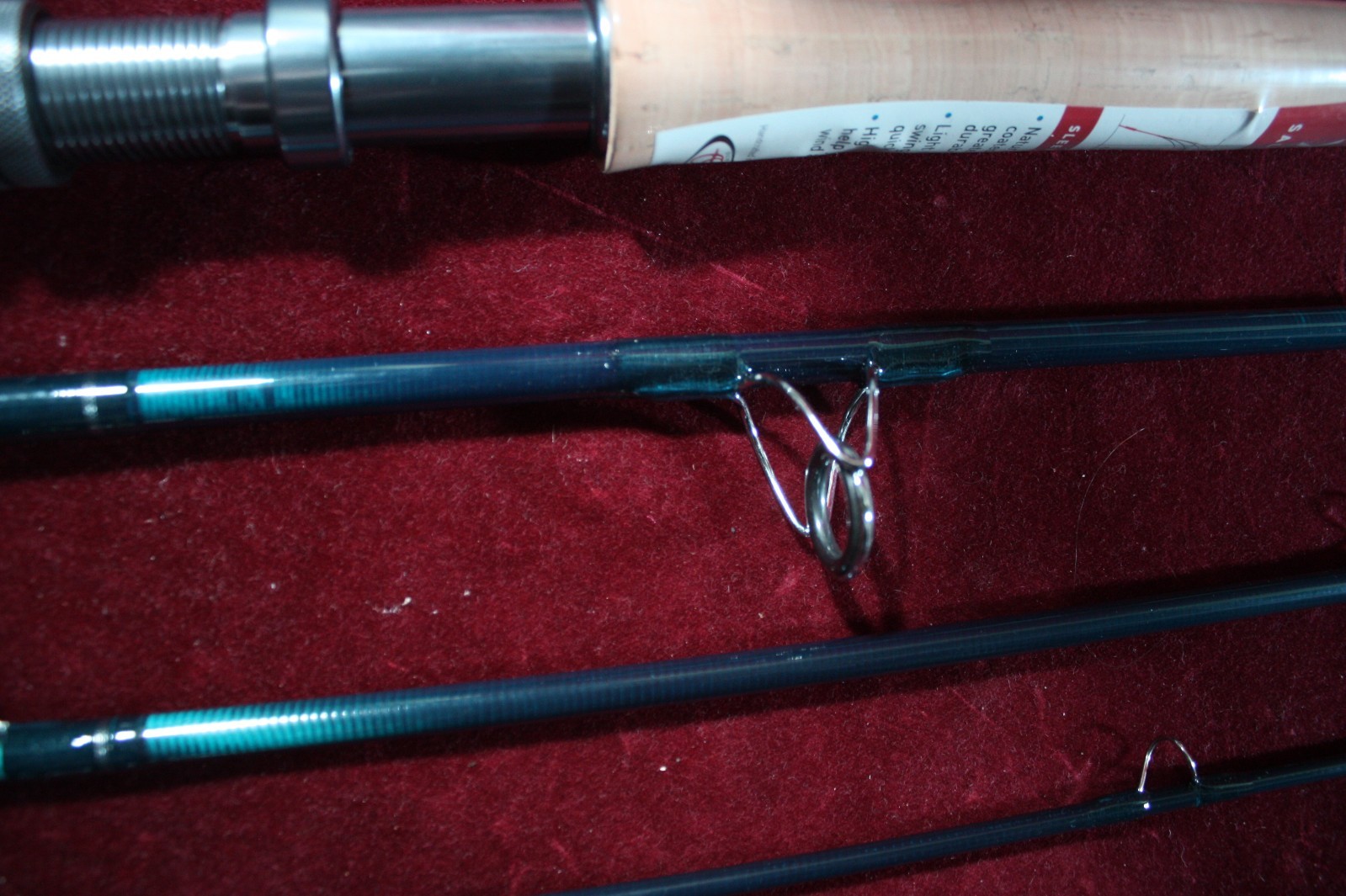 * SCOTT FLY RODS SALT WATER X2S 8WT 9′ FLY ROD X2S908/4 PIECE & CASE MINT NOS *