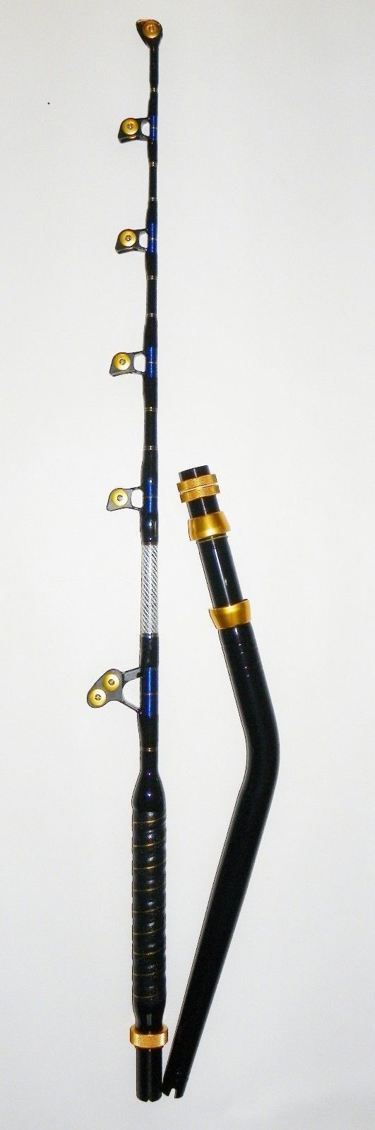OKIAYA VENOM PRO BENT BUTT FISHING ROD 80-130LB “THE MONSTER” with PACBAY GUIDES