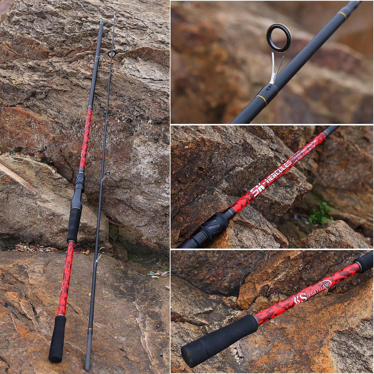 Inshore Saltwater Fishing Rods – 7′ Spinning & Casting Rods, IM7 Carbon, Cork Ha