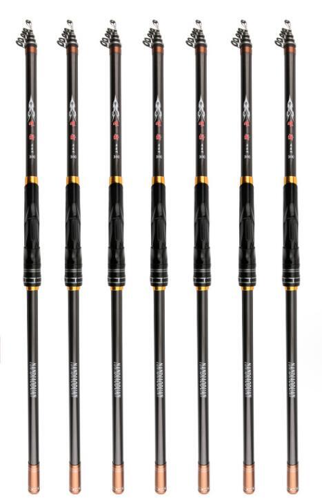 Carbon Fiber Casting Telescopic Fishing Rods 2.7m 3m 3.6m 3.9m 4.5m Spinning Rod