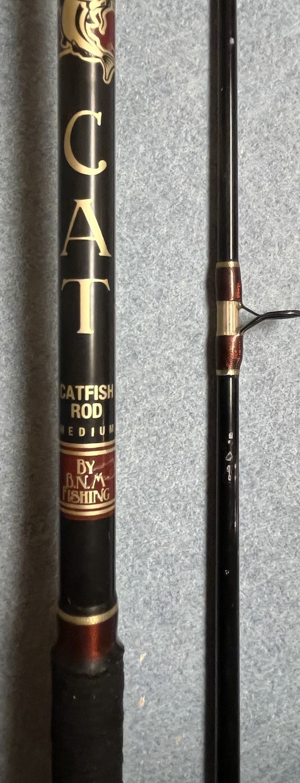BnM SilverCat Fishing 7’ Scat 70S-M Spinning Catfish Rod Medium Action 2 Piece