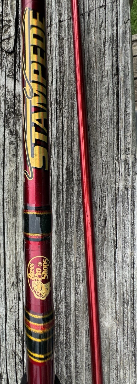 BASS PRO SHOPS, Stampede Spinning Fishing Rod 6’-6” Long Medium Action -Moderate