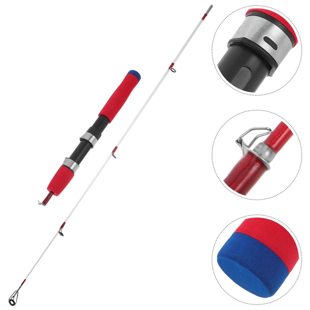 Spinning Casting Hard Rod Survival Fishing for Traveling Ice Rods