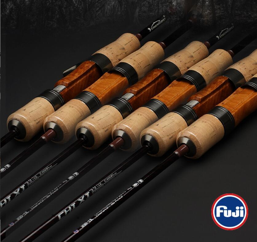 Fishing Rods 1.68M 1.8M Casting Spinning Rod Carbon Fiber 2 Section Lure 1.5-8g