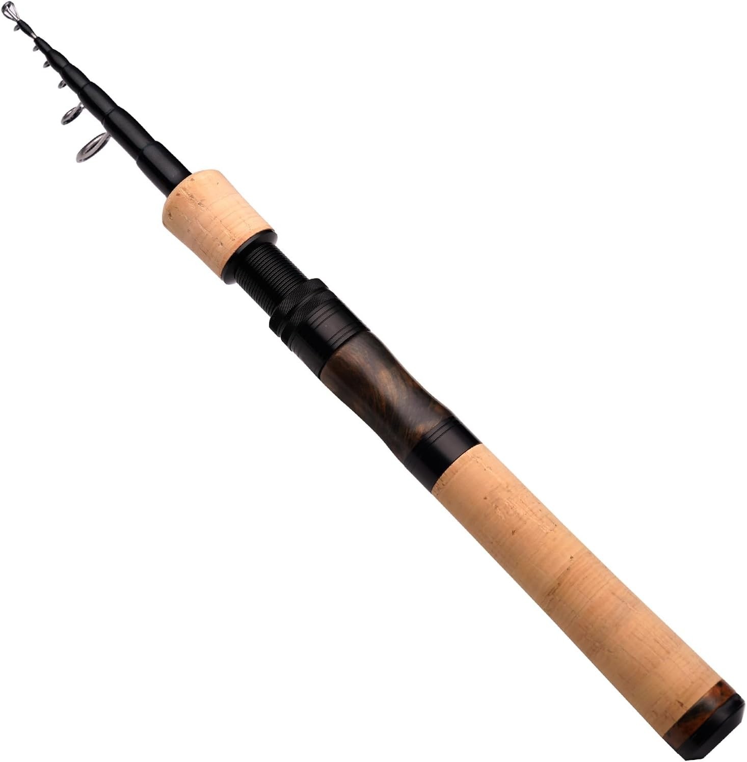 PURELURE Telescopic 1.75m Spinning Travel Portable Lightweight Lure Fishing Rod
