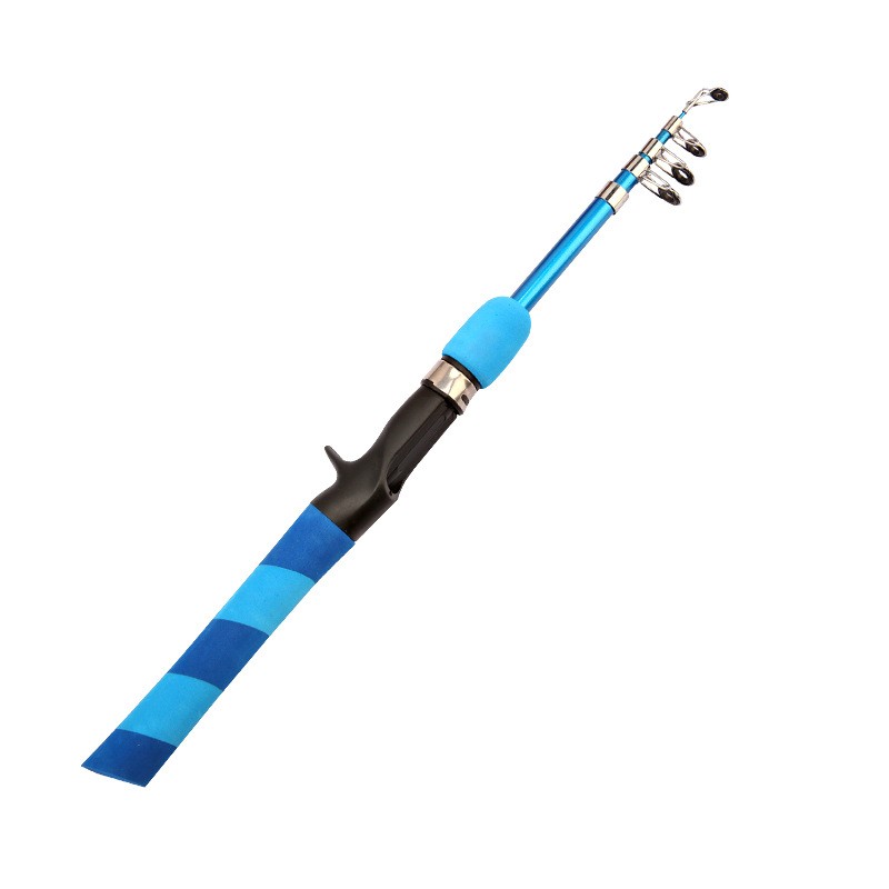 Telescopic Fishing Casting Rod Pole 1.3m 1.5m 1.8m EVA Handle Fresh Saltwater