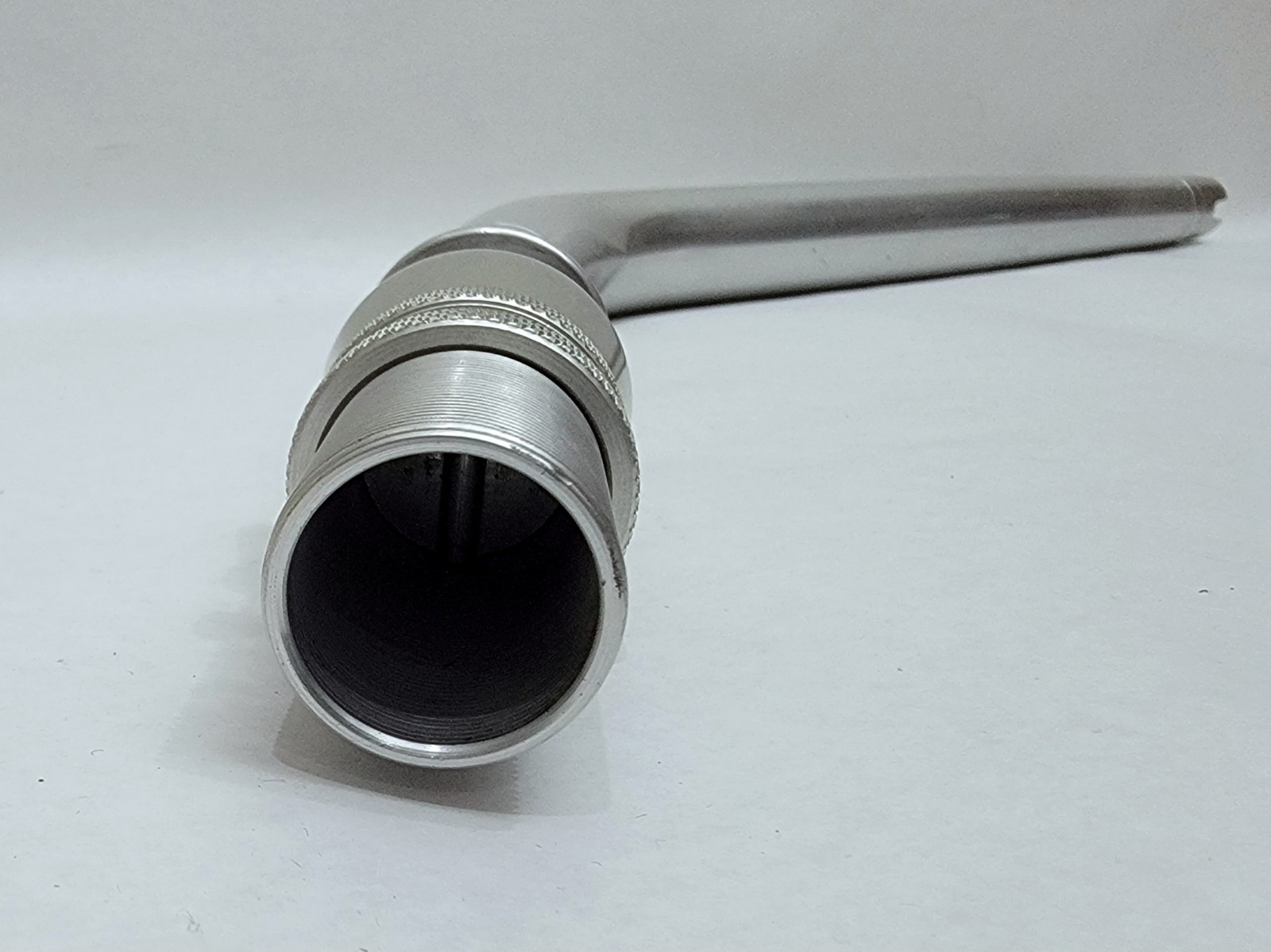 AFTCO #UBC Curved Silver Aluminum Marine Fishing Rod UniButt Bent Holder