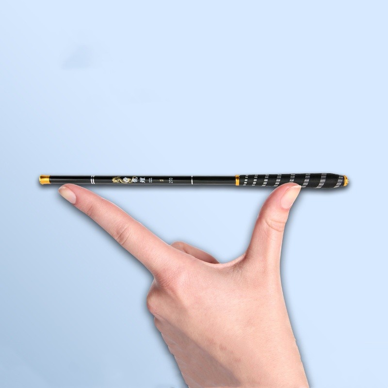 Stream Fishing Rods 1.8m-2.7m Carbon Fiber Telescopic Fishing Rod Hand Pole Hard