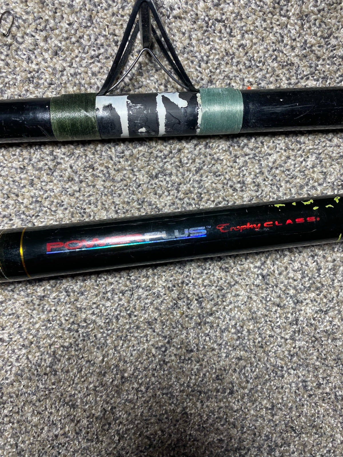 Bass Pro Shop 8-1/2′ POWER PLUS Trophy Class Trolling Rod Med 8-20lb Line 9/25 A
