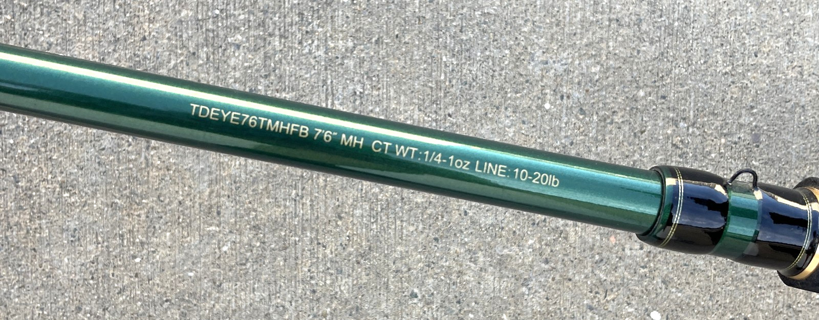 New Daiwa TD Eye Walleye Telescopic Trolling Rod 7’6″ MH Fast 76TMHFB