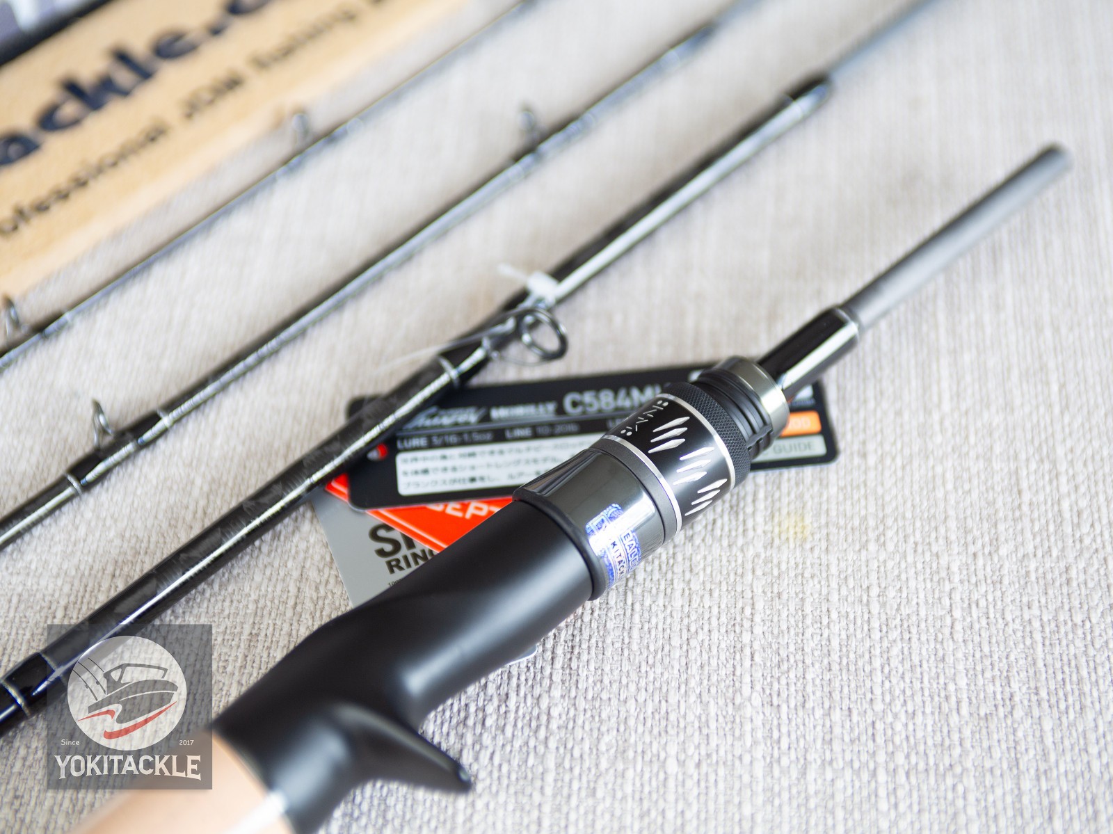 Tailwalk Namazon Mobilly C584MH Baitcasting Rod for Bass 4 Piece Rod