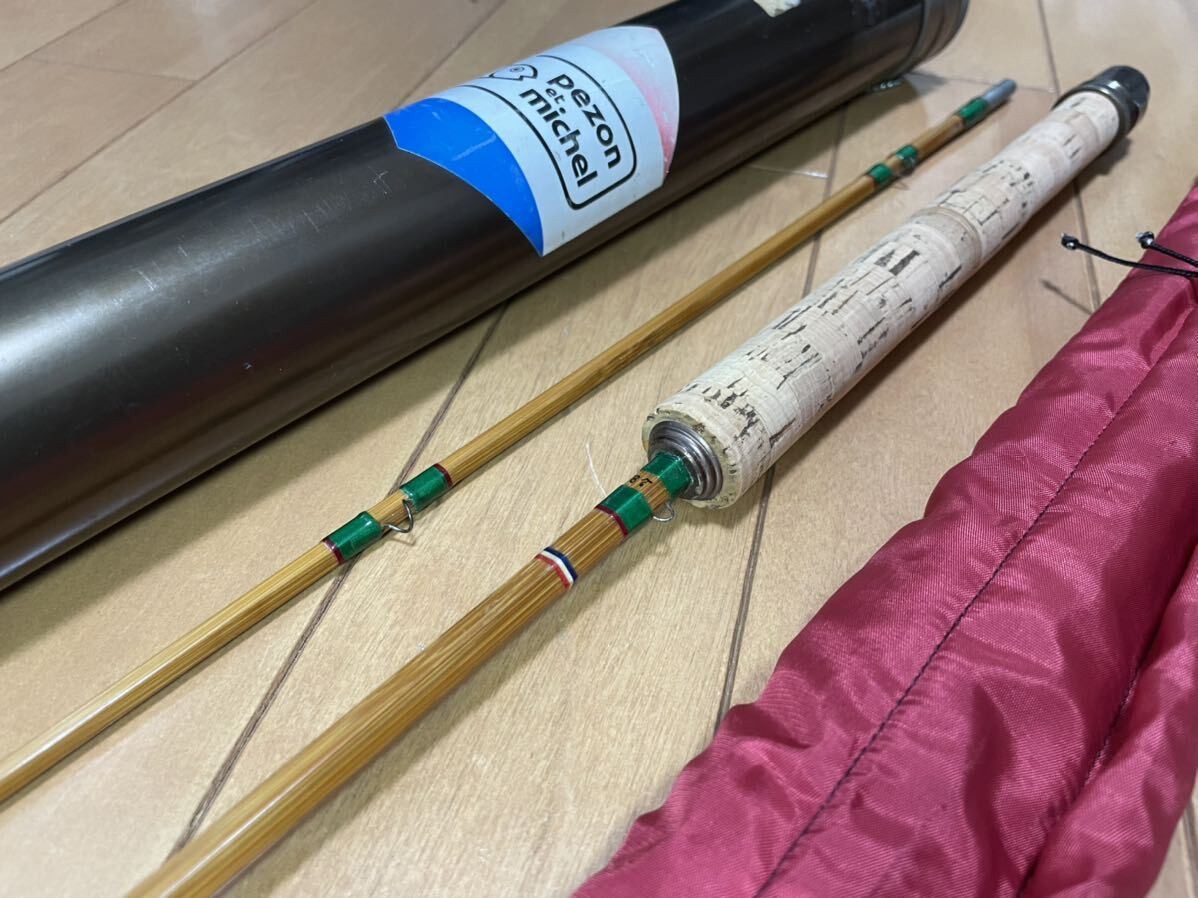 Pezon et Michel Ritz Super Parabolic PPP Fario Club 8’5 #6 Bamboo FlyFishing Rod