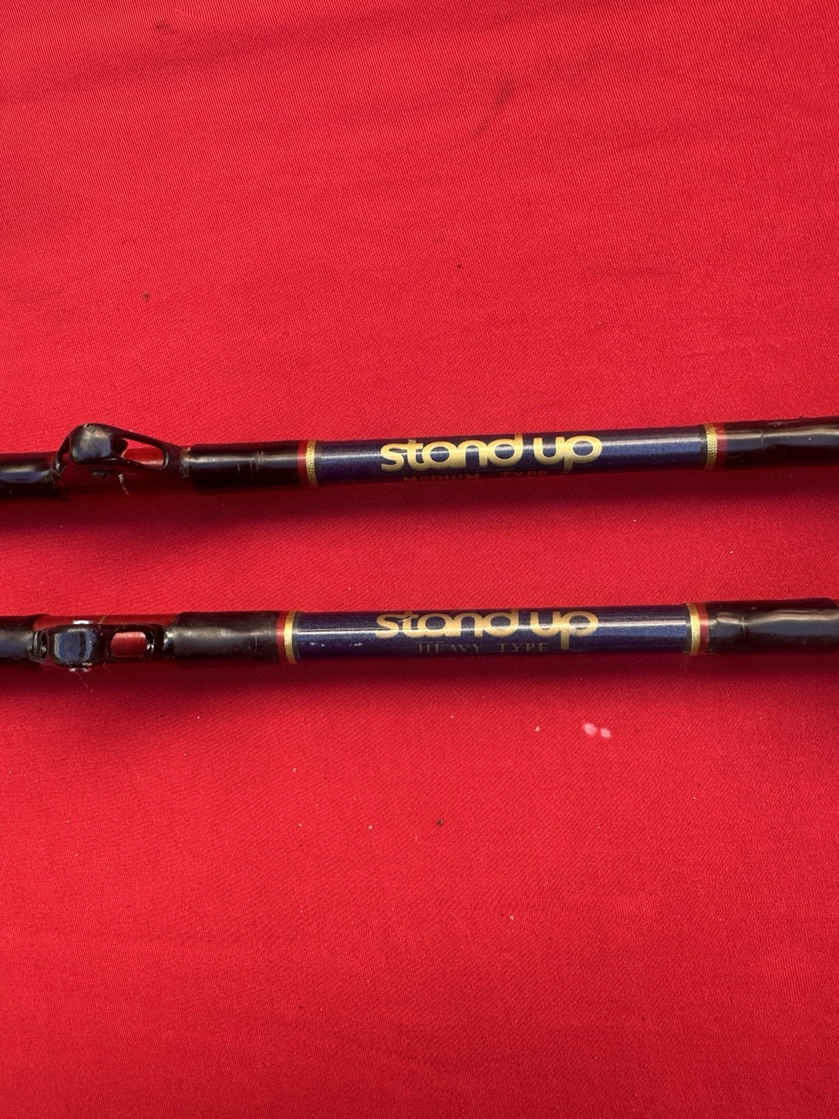 Pair of Italcanna 20-50 and 50-80lb. Premium Standup Roller Rods – Made in Italy