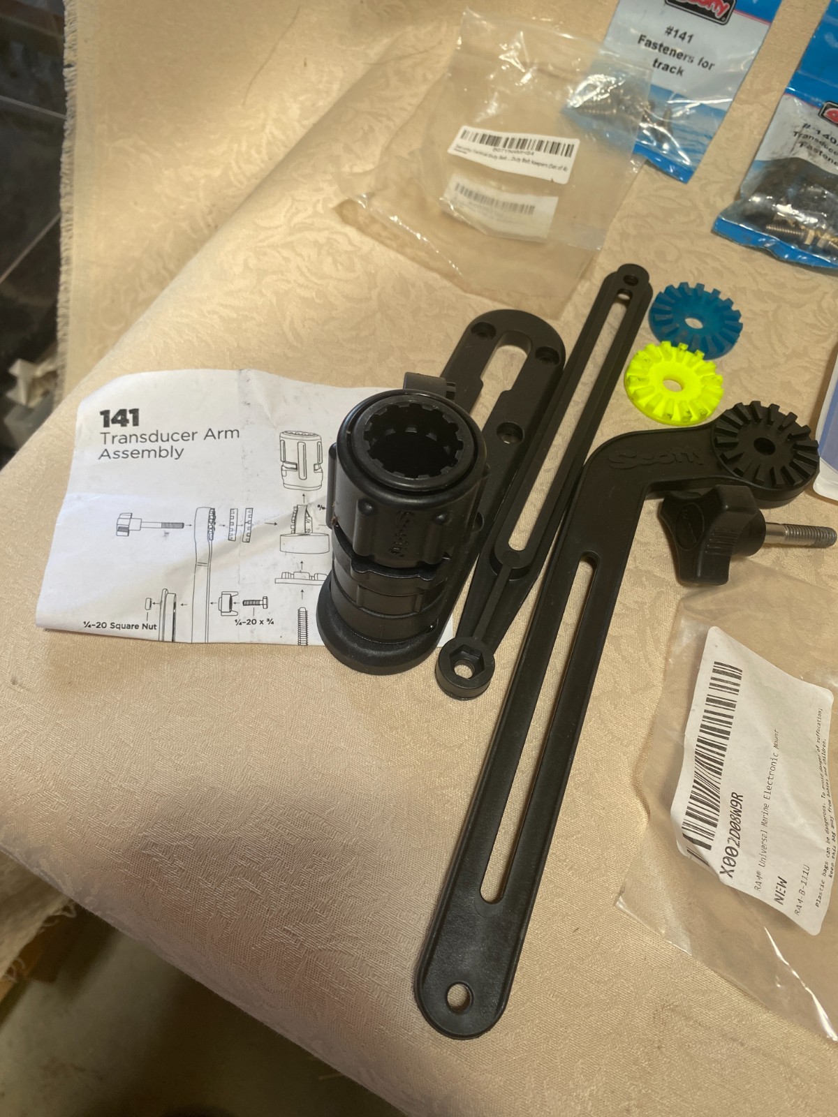 Scotty Fishing Supply Lot Downrigger Rod Holders Mounting Brackets Marine Gear