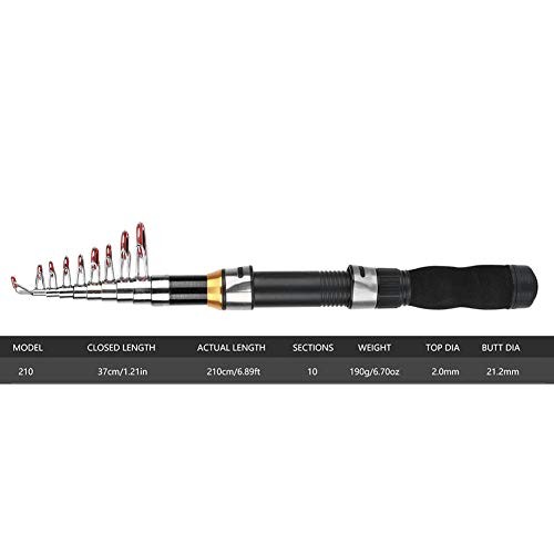 Telescopic Fishing Rod Pole Portable Small Short Sea Pole Mini Sea 1.2m