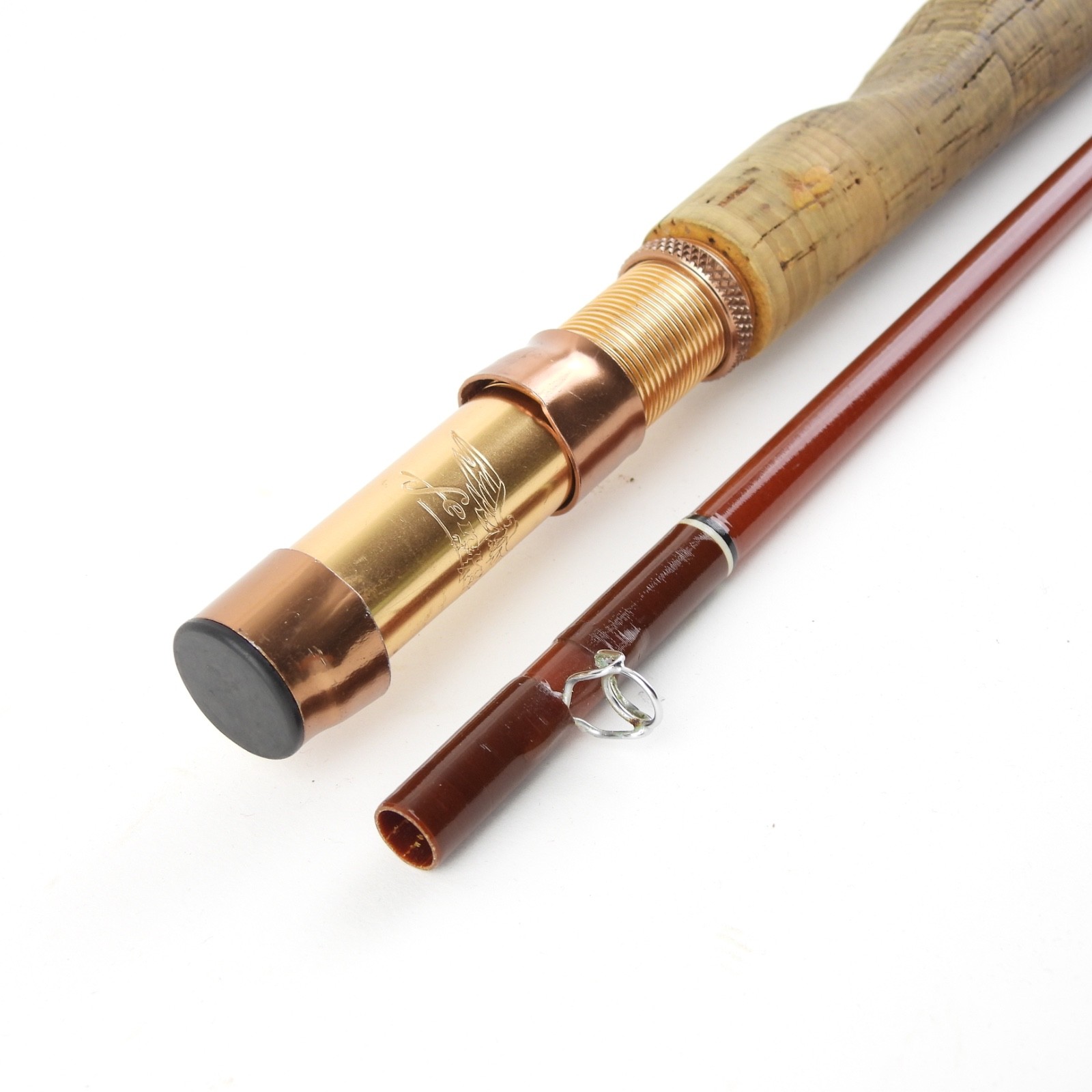 Fenwick FF107 Fiberglass Fly Fishing Rod. 9. 8-9wt. W/ Tube and Sock.