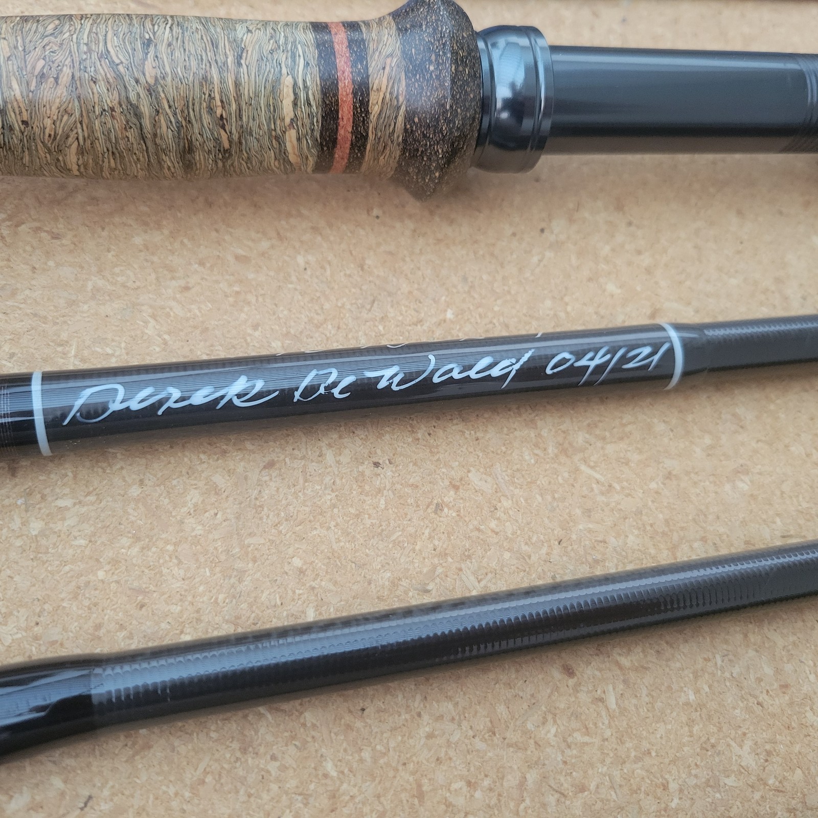R.B. Meiser Highlander S2H14079CX-6 / 14′ 8wt 6pc EVE Travel Spey Fly Rod w Tube