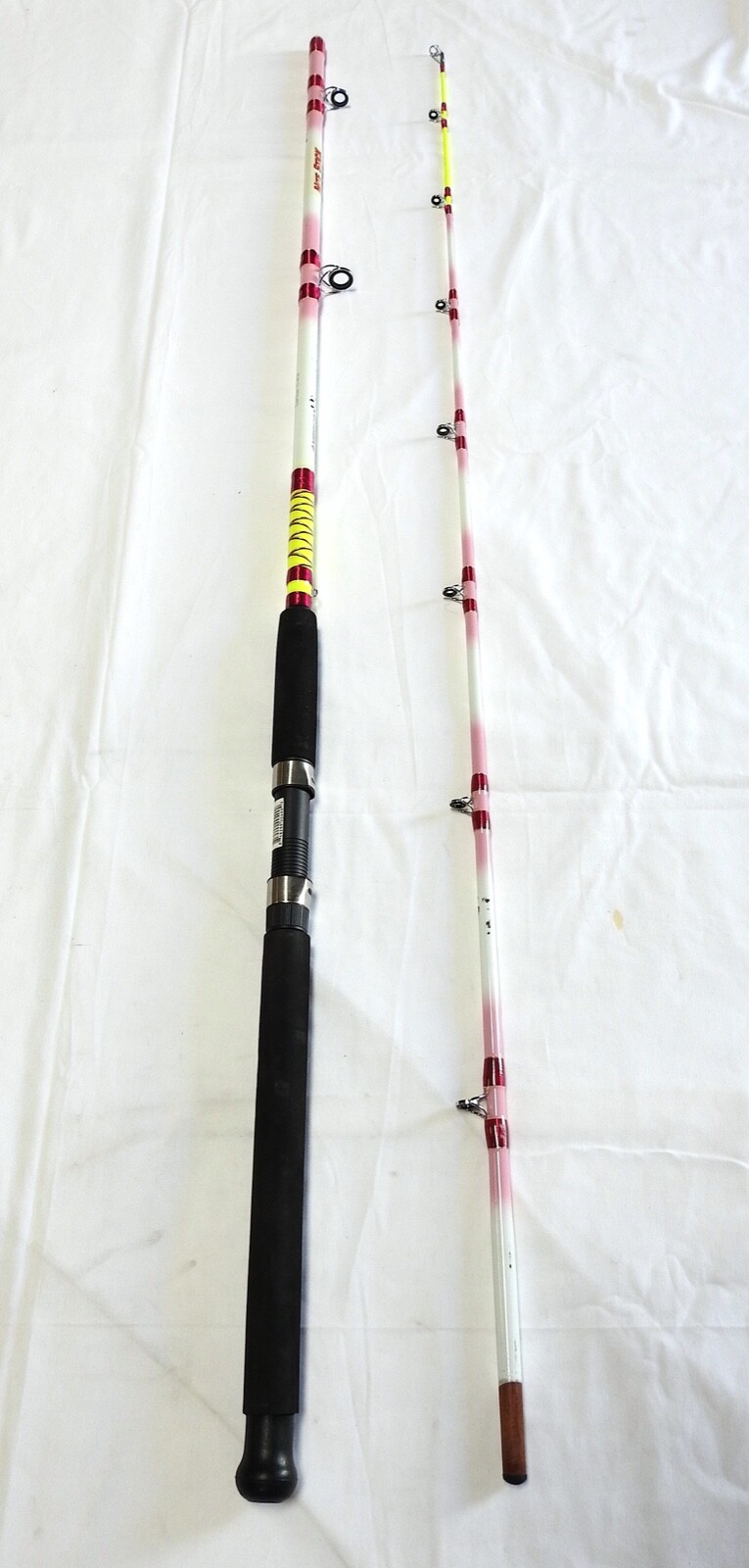 Nite Stick Catfish Casting Rod 10′ 2PC Glow Tip Pink