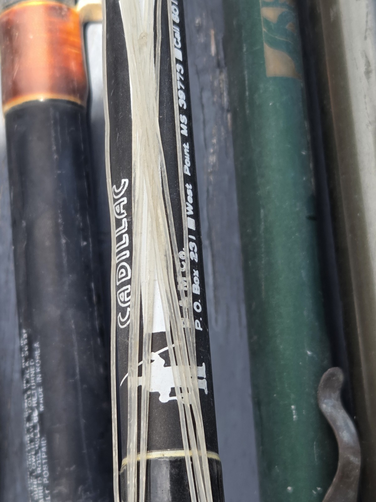 Vtg Telescopic Fishing Poles Lot Of 8 Varied Condition Lew’s, Cadillac, CFT