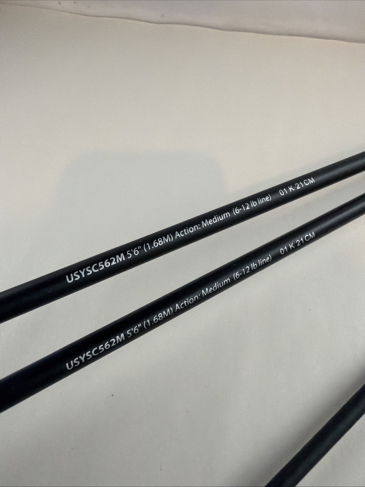 (2) Ugly Stik GX2 5′ 6″ Medium Action Spincasting Rods