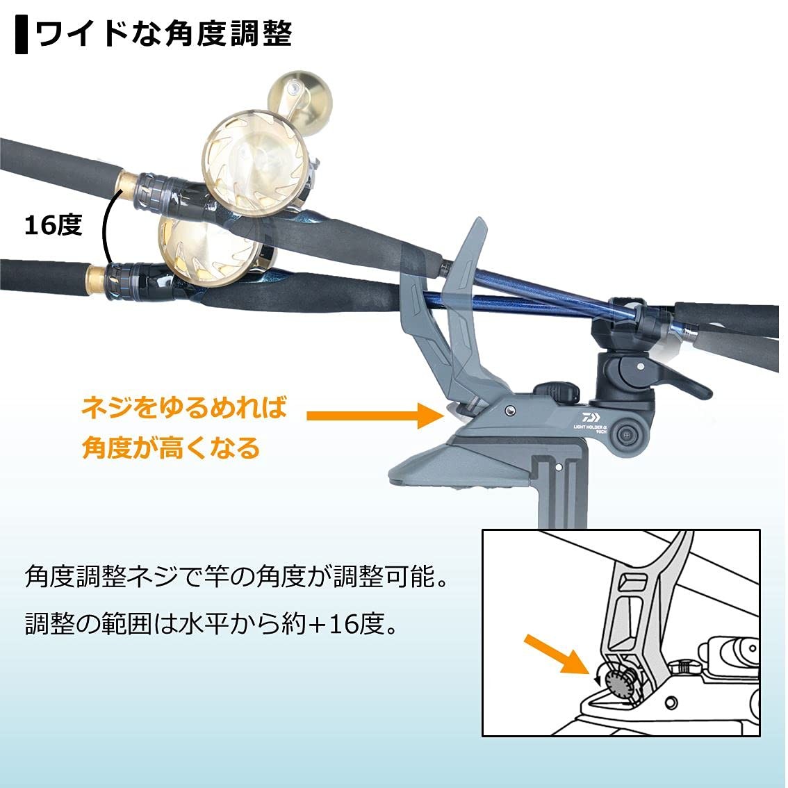 Daiwa Light Holder 160Ch Dark Gray