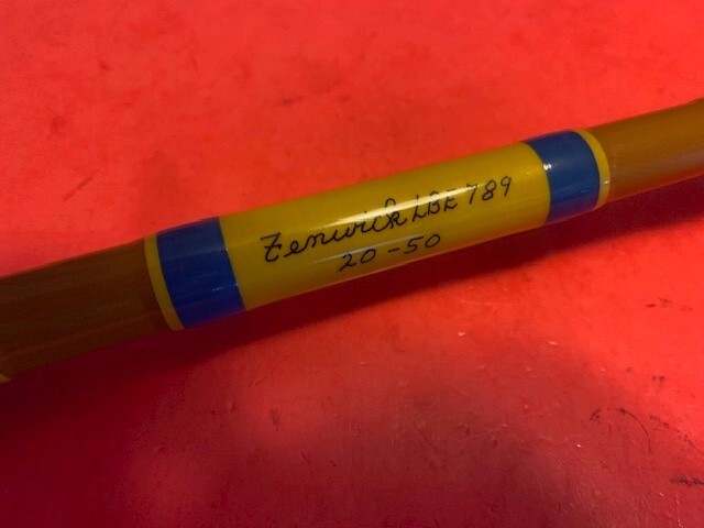 CUSTOM BUILT FENWICK LBE 789 6 FOOT 6 INCH 20 TO 50# CONVENTIONAL FISHING ROD