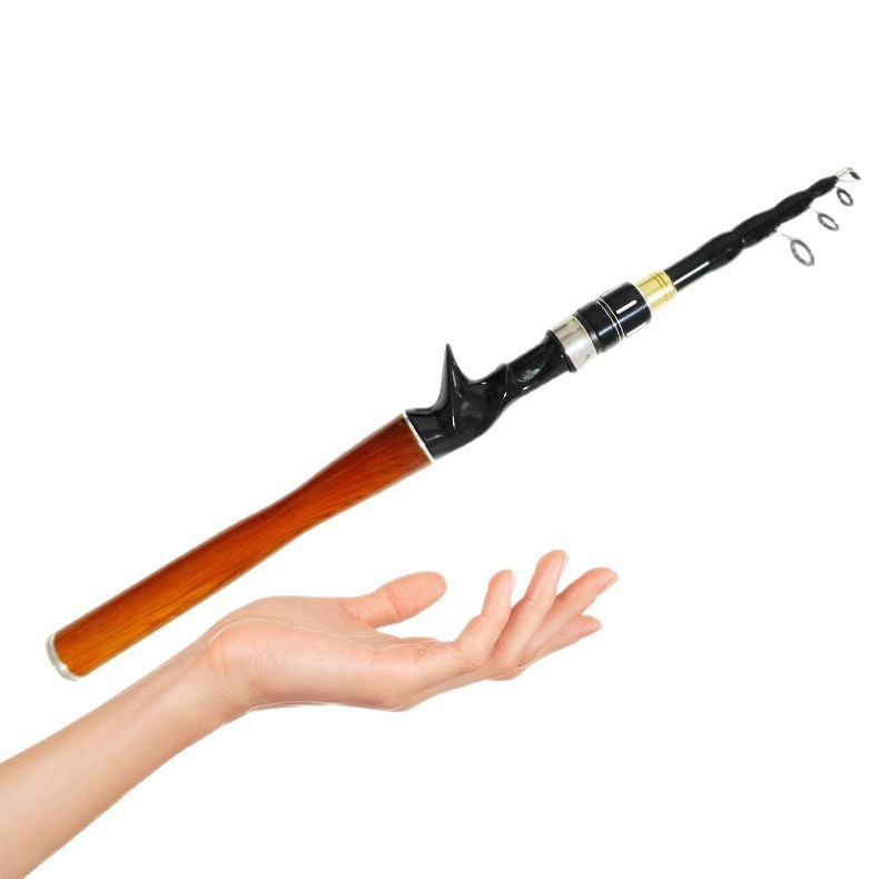 Telescopic Fishing Rod with Carbon Fiber Blank 43cm Transport Length ML
