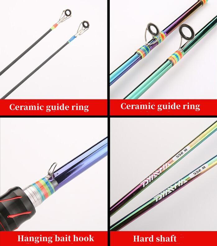 Trout Fishing Rod Carbon Fiber Spinning/casting Rod 1.65m/1.8m Carp Fishing Pole