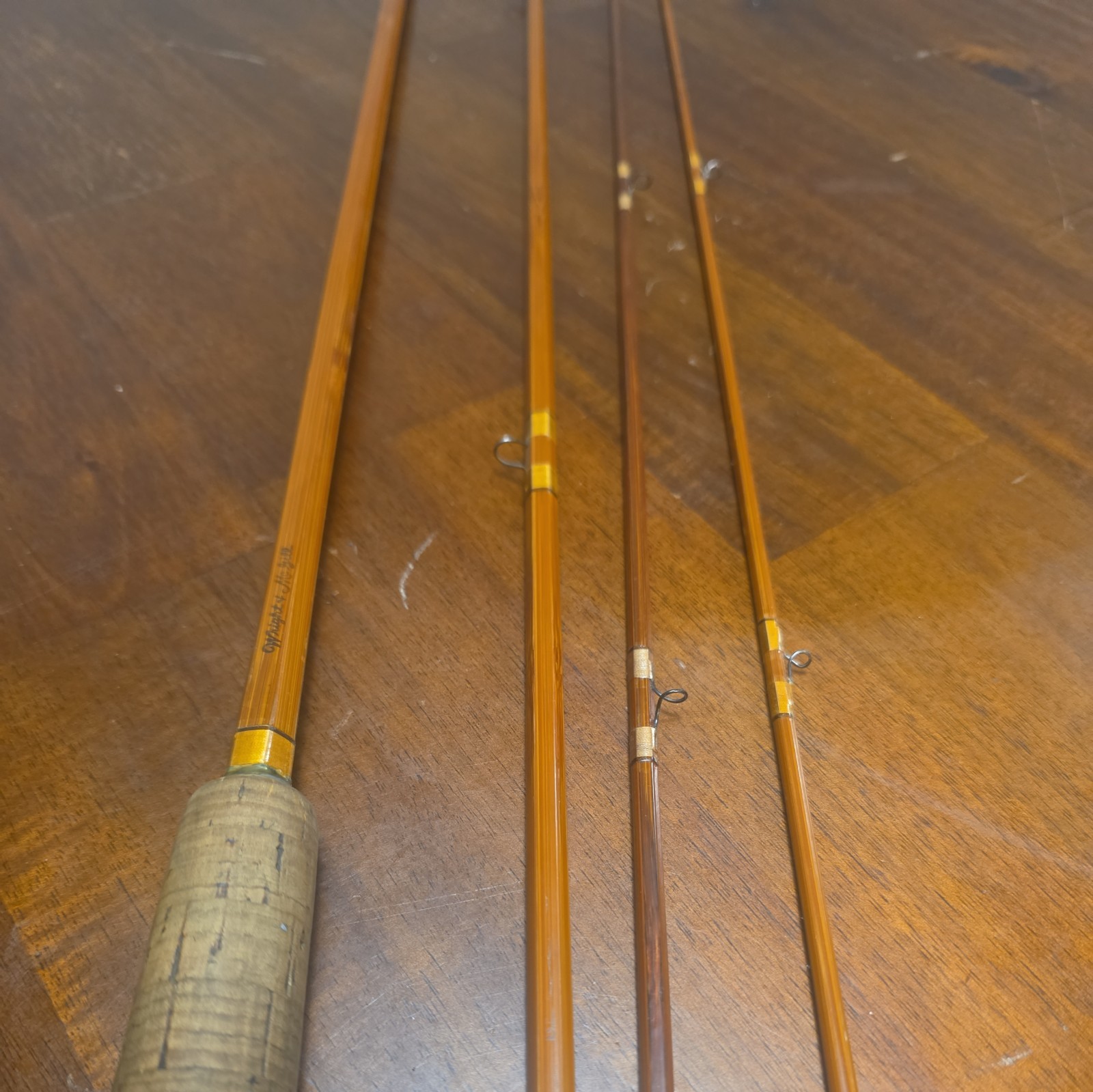 Wright & McGill Granger Aristocrat Bamboo Fly Rod. 9’ 6” Two Rod Ends