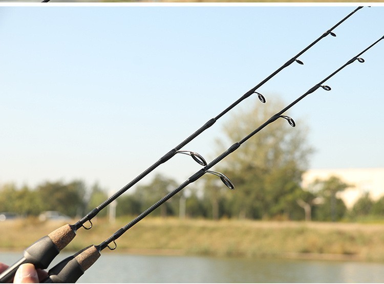 Ice Fishing Rod Carbon Fiber Fast Action Casting Spinning Travel Rod Carp 60cm