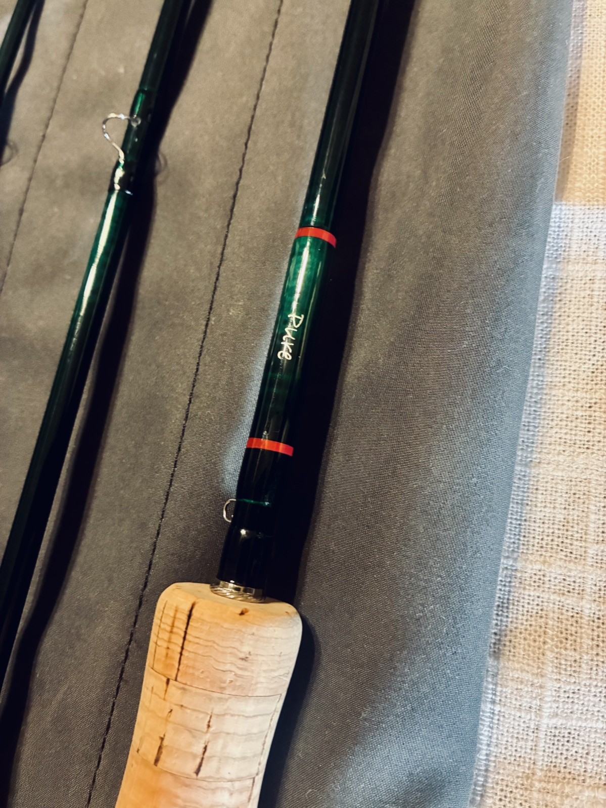 Winston Pure 8′ 4wt Fly Rod 4pc. CustomWinston cap and ring reel seat. Preowned