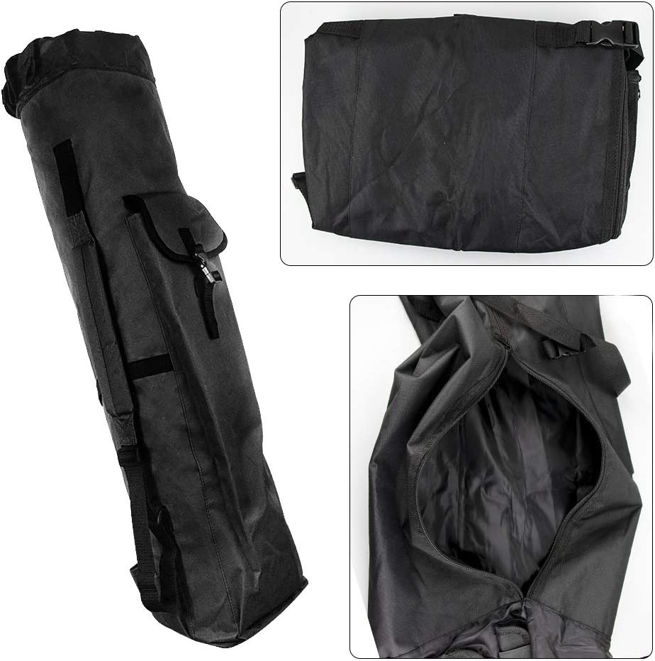 Durable Canvas Fishing Rod & Reel Organizer Bag Travel Carry Case Bag- Holds 5 P