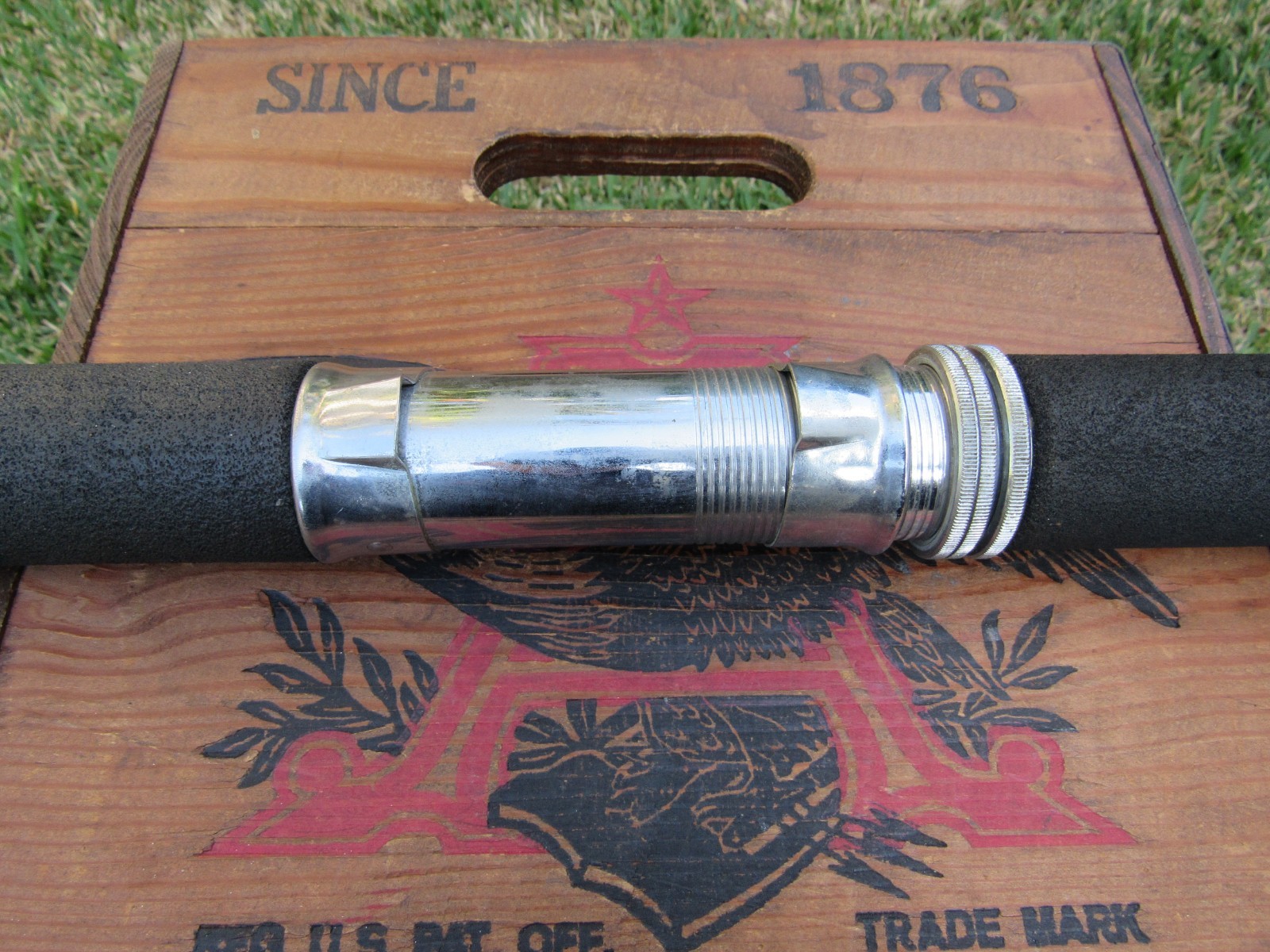 Vintage Kencor No. 315 Brown Tenlew Magnaglas 15′ Saltwater Surf Fishing Rod