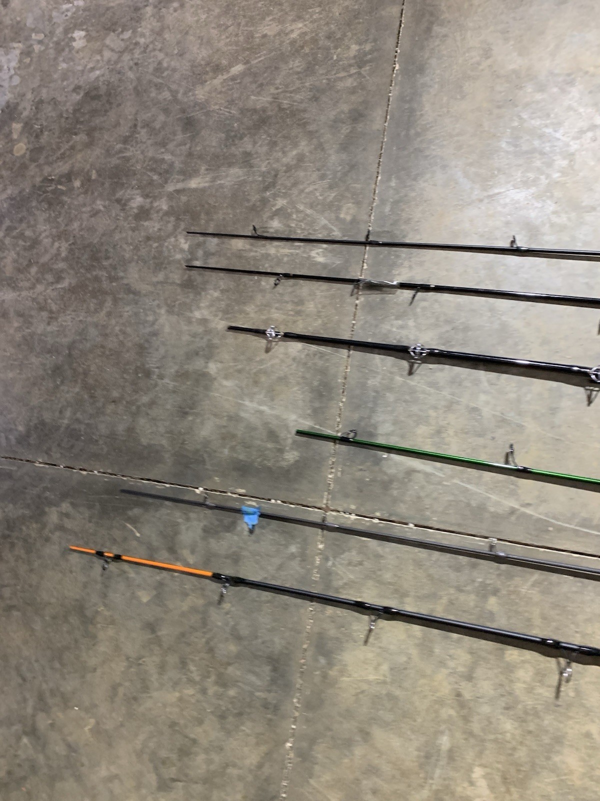 LOT OF 10 Assorted Brands FISHING RODS (BROKEN)