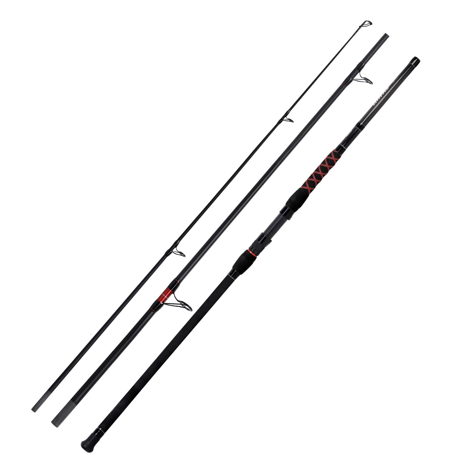 Fiblink Surf Spinning Fishing Rod 2-Piece/3-Piece Carbon Fiber Travel Fishing
